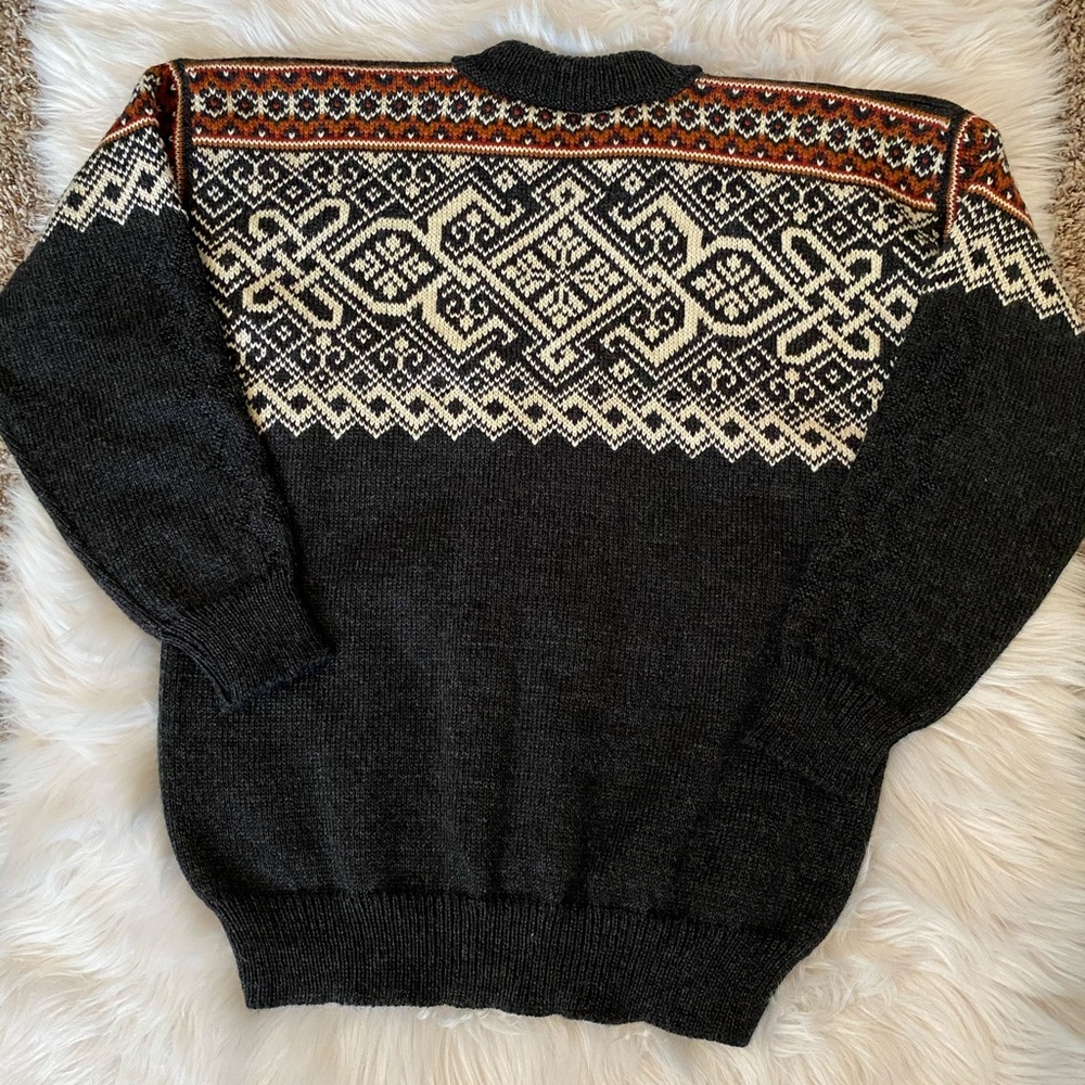 Dale Of Norway Wool half zip sweater VAIL 1999 L - Picture 6 of 7